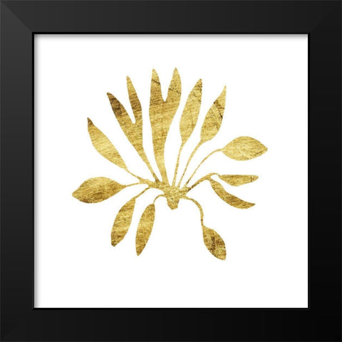 Gilded Silhouette IV Black Modern Wood Framed Art Print by Vision Studio