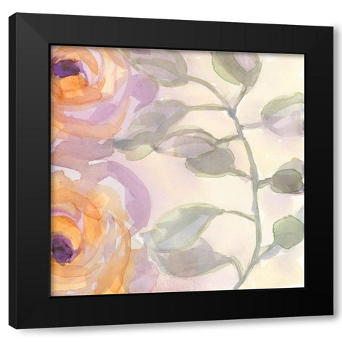 Dream of Flowers III Black Modern Wood Framed Art Print by Quin, Marabeth