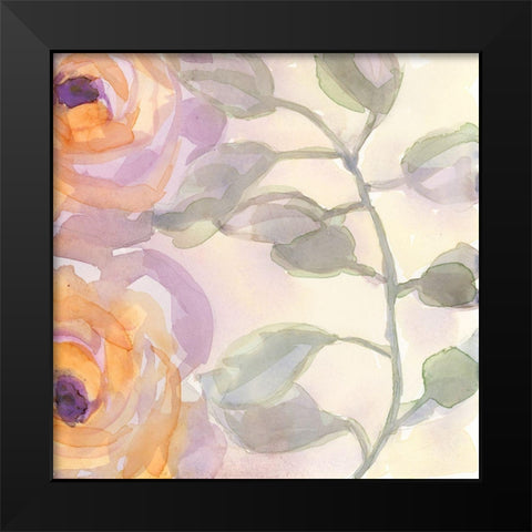 Dream of Flowers III Black Modern Wood Framed Art Print by Quin, Marabeth