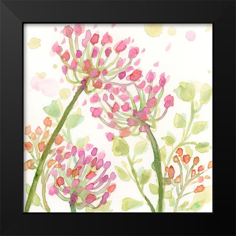 The Favorite Flowers I Black Modern Wood Framed Art Print by Quin, Marabeth