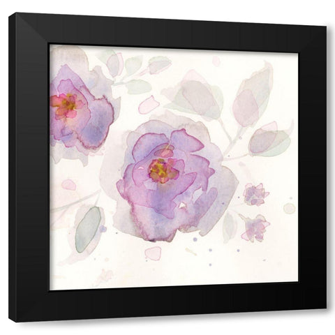 The Favorite Flowers III Black Modern Wood Framed Art Print with Double Matting by Quin, Marabeth
