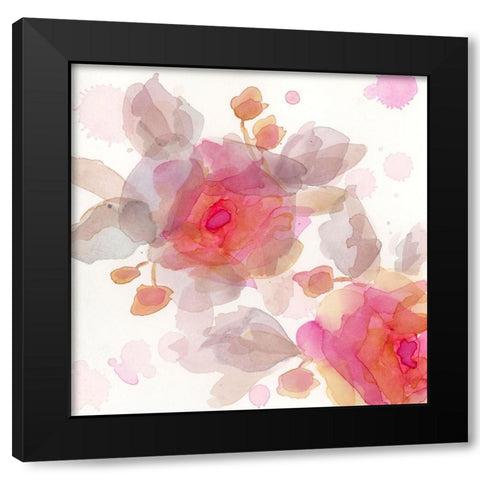 The Favorite Flowers V Black Modern Wood Framed Art Print by Quin, Marabeth