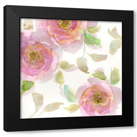 The Favorite Flowers VI Black Modern Wood Framed Art Print by Quin, Marabeth