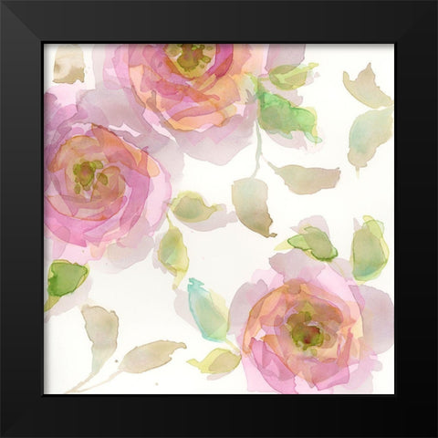The Favorite Flowers VI Black Modern Wood Framed Art Print by Quin, Marabeth