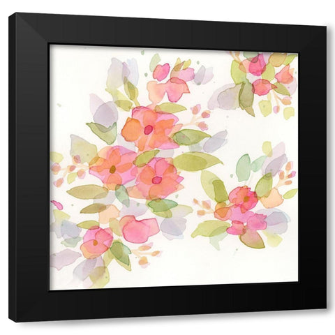 The Favorite Flowers VII Black Modern Wood Framed Art Print with Double Matting by Quin, Marabeth
