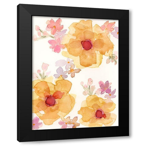 Small Glories II Black Modern Wood Framed Art Print with Double Matting by Quin, Marabeth