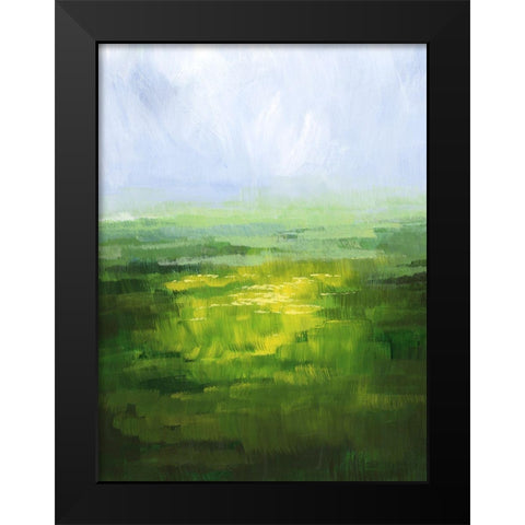 Wildflower Glow II Black Modern Wood Framed Art Print by Popp, Grace