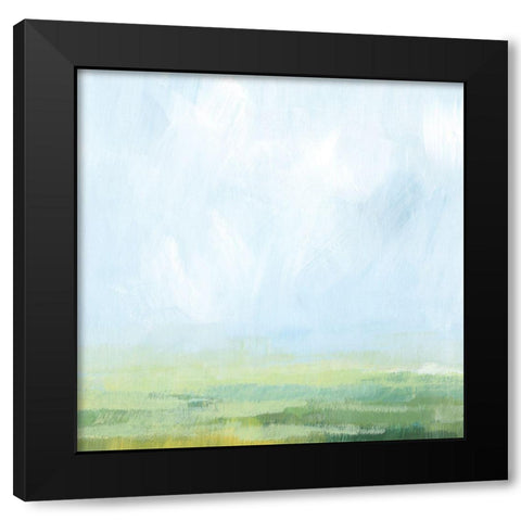 Lush Horizon II Black Modern Wood Framed Art Print by Popp, Grace