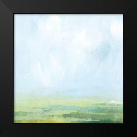 Lush Horizon II Black Modern Wood Framed Art Print by Popp, Grace