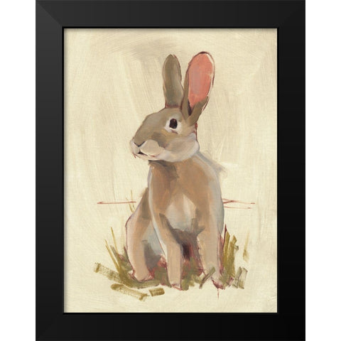 A Sign of Spring II Black Modern Wood Framed Art Print by Green, Jacob