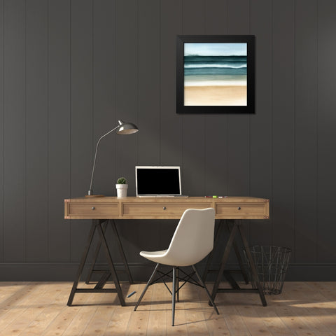 Oceanic Blur II Black Modern Wood Framed Art Print by Popp, Grace