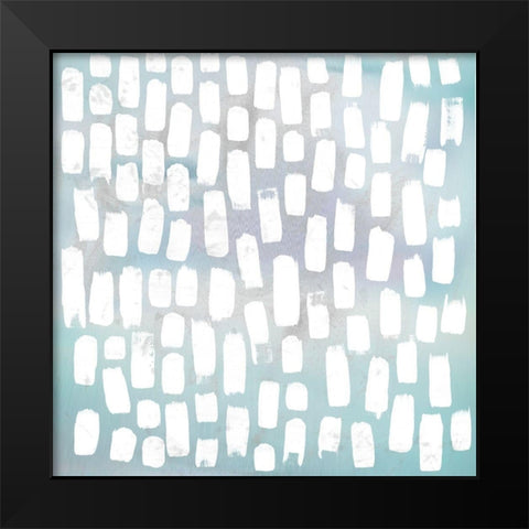 Custom Cobblestone I Black Modern Wood Framed Art Print by Vess, June Erica