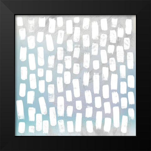 Custom Cobblestone II Black Modern Wood Framed Art Print by Vess, June Erica