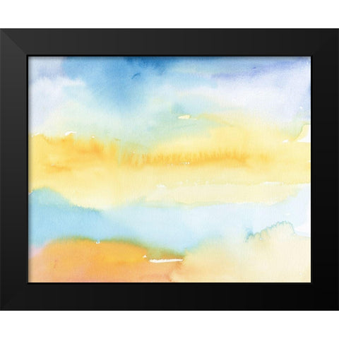 Watercolor Sky II Black Modern Wood Framed Art Print by Longley, Alicia