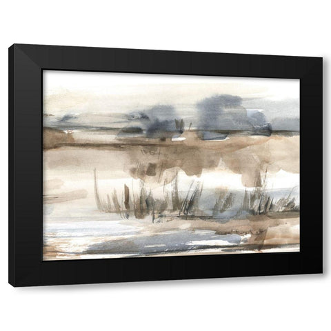 Blue-Grey Marsh I Black Modern Wood Framed Art Print with Double Matting by Harper, Ethan