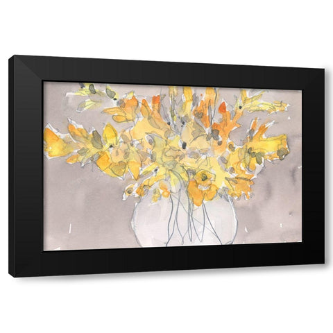 Day Dream Bouquet II Black Modern Wood Framed Art Print by Dixon, Samuel
