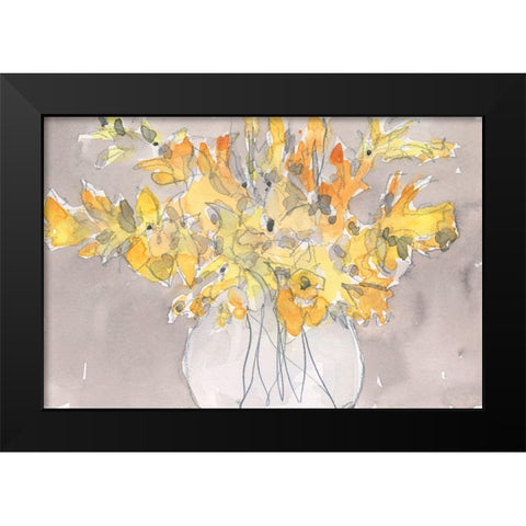Day Dream Bouquet II Black Modern Wood Framed Art Print by Dixon, Samuel