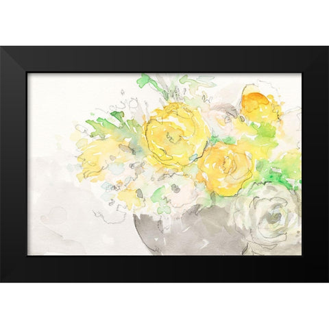 Summer Grace I Black Modern Wood Framed Art Print by Dixon, Samuel