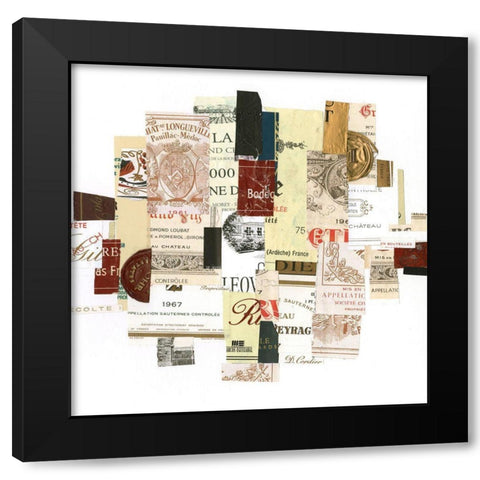 Pentimento Moment I Black Modern Wood Framed Art Print by Dixon, Samuel