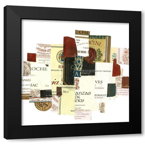 Pentimento Moment II Black Modern Wood Framed Art Print by Dixon, Samuel