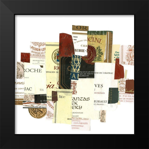 Pentimento Moment II Black Modern Wood Framed Art Print by Dixon, Samuel