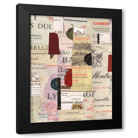 Wine Memento Mori II Black Modern Wood Framed Art Print by Dixon, Samuel