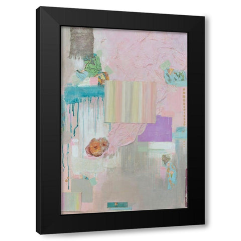 Collected Things II Black Modern Wood Framed Art Print by Iafrate, Sandra