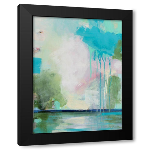 Landscape Dreams I Black Modern Wood Framed Art Print with Double Matting by Iafrate, Sandra