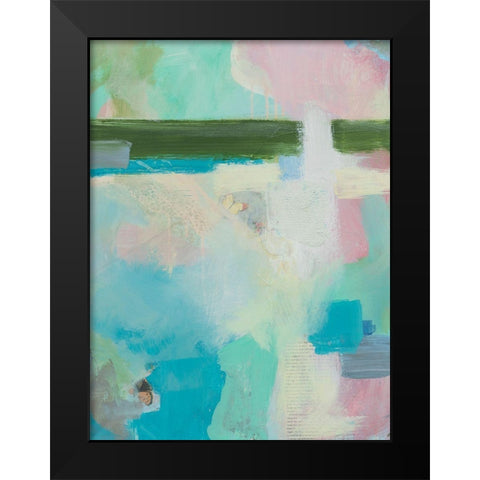 Landscape Dreams II Black Modern Wood Framed Art Print by Iafrate, Sandra