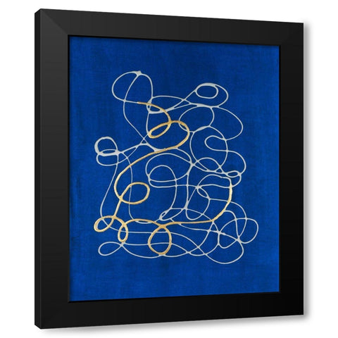 Adagio I Black Modern Wood Framed Art Print by Lam, Vanna