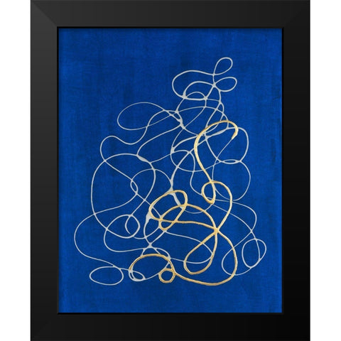 Adagio II Black Modern Wood Framed Art Print by Lam, Vanna
