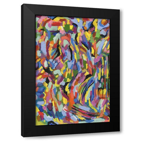 Scram I Black Modern Wood Framed Art Print with Double Matting by Galapon, Nikki