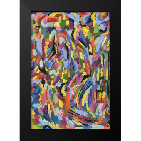 Scram I Black Modern Wood Framed Art Print by Galapon, Nikki