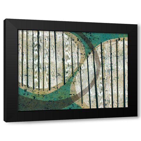 Texture Play I Black Modern Wood Framed Art Print with Double Matting by Galapon, Nikki