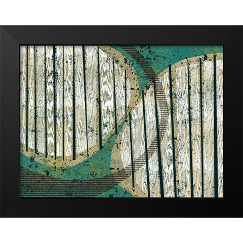 Texture Play I Black Modern Wood Framed Art Print by Galapon, Nikki