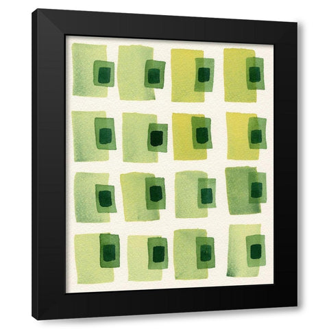 Olive Stack I Black Modern Wood Framed Art Print by Galapon, Nikki
