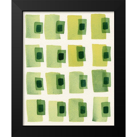 Olive Stack I Black Modern Wood Framed Art Print by Galapon, Nikki