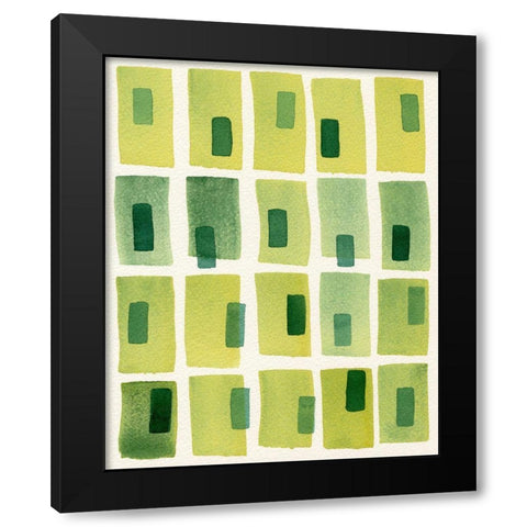 Olive Stack II Black Modern Wood Framed Art Print by Galapon, Nikki