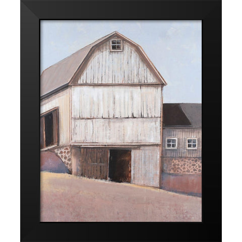 Barn Textures I Black Modern Wood Framed Art Print by OToole, Tim