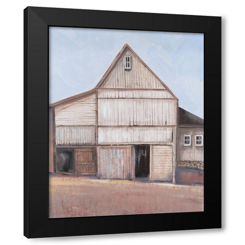 Barn Textures II Black Modern Wood Framed Art Print by OToole, Tim