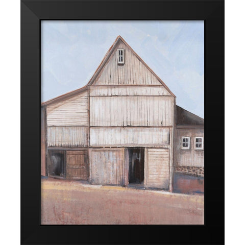 Barn Textures II Black Modern Wood Framed Art Print by OToole, Tim