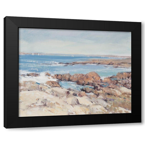 Sound of the Sea I Black Modern Wood Framed Art Print with Double Matting by OToole, Tim