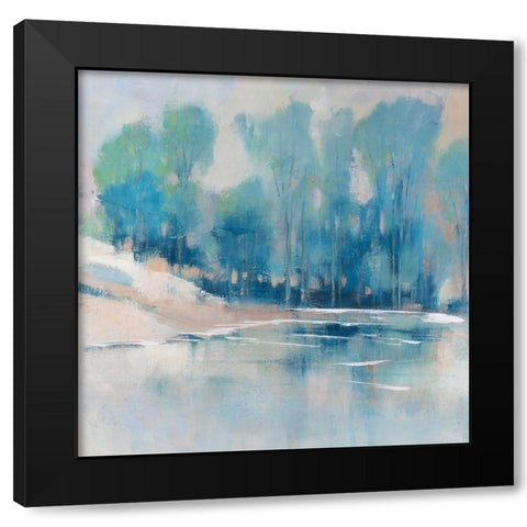 Cool Shade I Black Modern Wood Framed Art Print with Double Matting by OToole, Tim