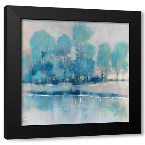 Cool Shade II Black Modern Wood Framed Art Print with Double Matting by OToole, Tim