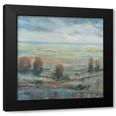 Approaching Storm I Black Modern Wood Framed Art Print with Double Matting by OToole, Tim