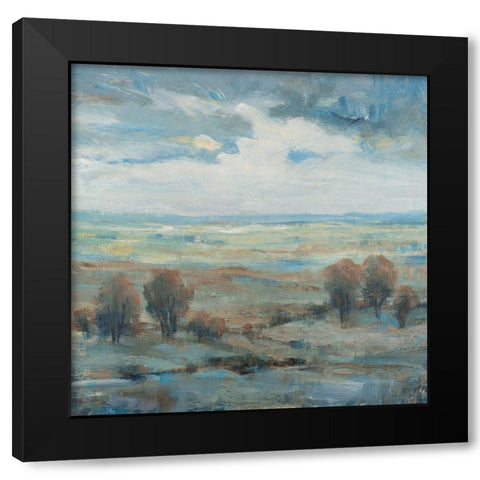 Approaching Storm II Black Modern Wood Framed Art Print with Double Matting by OToole, Tim