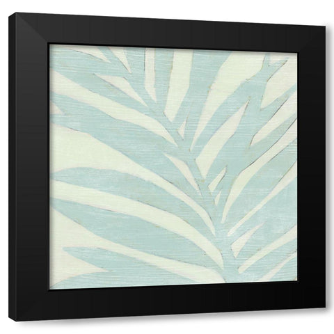 Spa Palms I Black Modern Wood Framed Art Print by Vess, June Erica