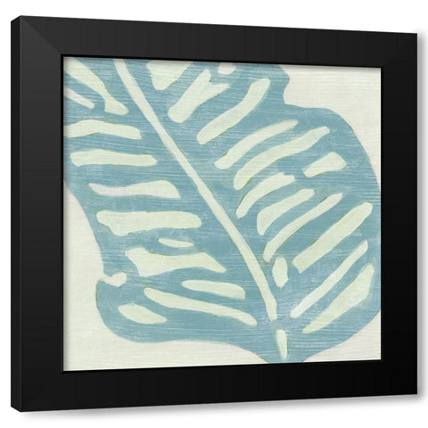 Spa Palms IV Black Modern Wood Framed Art Print with Double Matting by Vess, June Erica