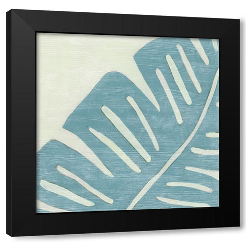 Spa Palms VI Black Modern Wood Framed Art Print by Vess, June Erica