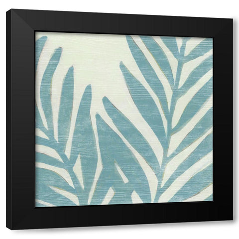 Spa Palms VII Black Modern Wood Framed Art Print with Double Matting by Vess, June Erica